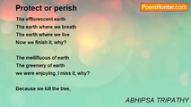 ABHIPSA TRIPATHY - Protect or perish