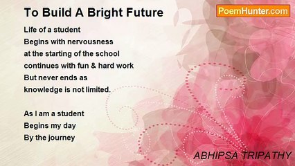 ABHIPSA TRIPATHY - To Build A Bright Future