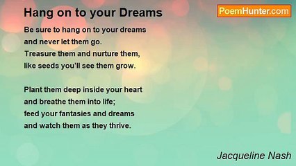 Jacqueline Nash - Hang on to your Dreams