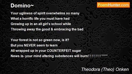 Theodora (Theo) Onken - Domino~
