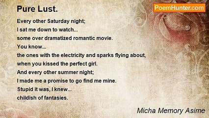 Micha Memory Asime - Pure Lust.