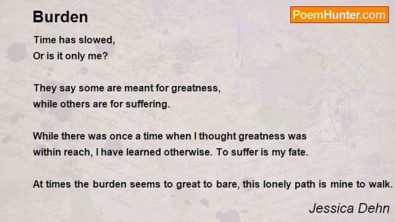 Jessica Dehn - Burden