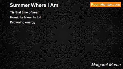 Margaret Moran - Summer Where I Am