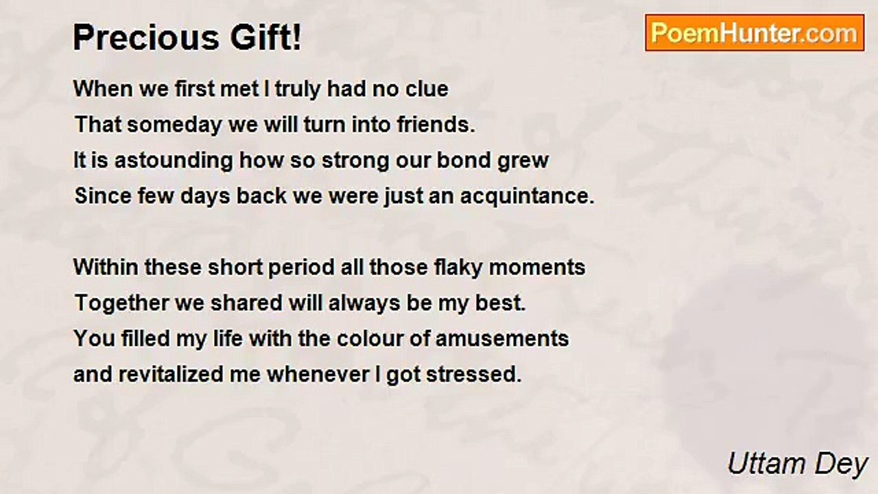 Uttam Dey - Precious Gift!