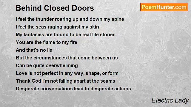 Electric Lady - Behind Closed Doors