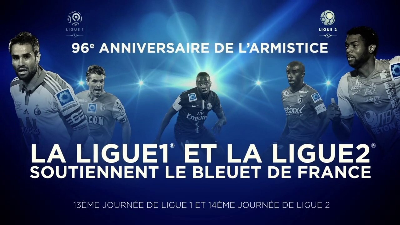 La Ligue 1 et la Ligue 2 soutiennent le Bleuet de France