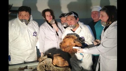 Un jeune mammouth presque intact de 38.000 ans exposé à Moscou