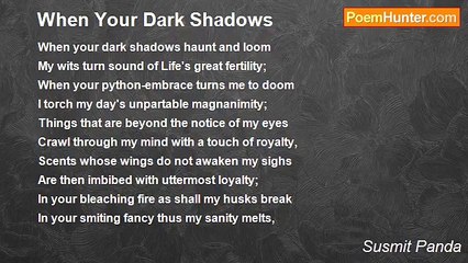 Susmit Panda - When Your Dark Shadows