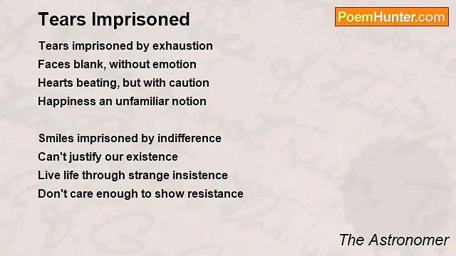 The Astronomer - Tears Imprisoned