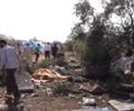 Çadır kente varil bombalı saldırı