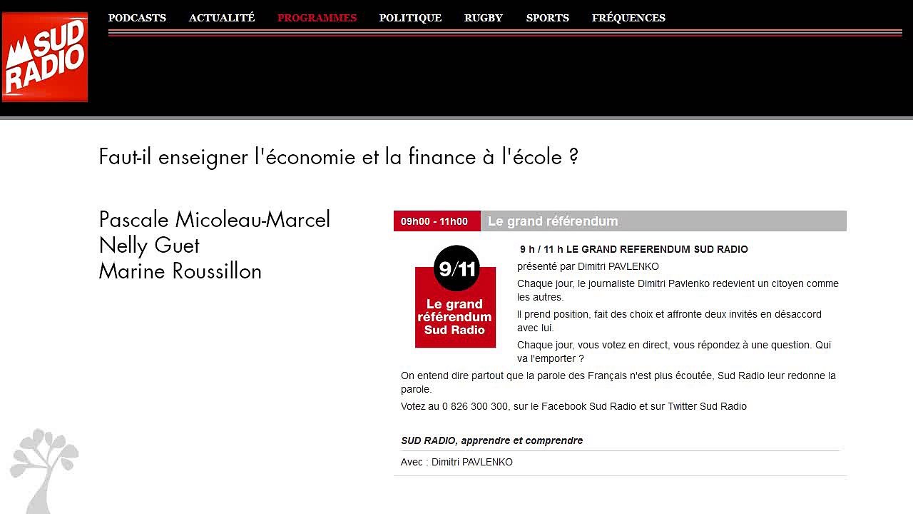 Faut-il enseigner l'économie et la finance à l'école ?