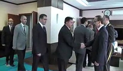 UŞAK VALİLİĞİNDE BAYRAM KUTLAMASI YAPILDI