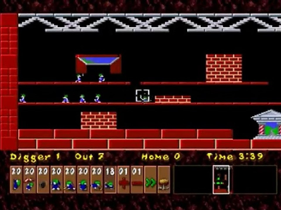 Lemmings & Oh No! More Lemmings online multiplayer - psx