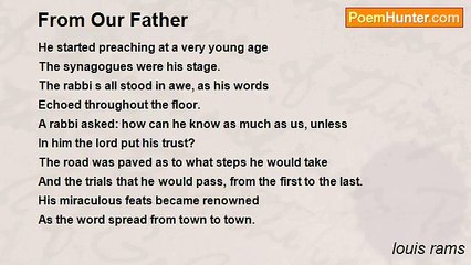 louis rams - From Our Father