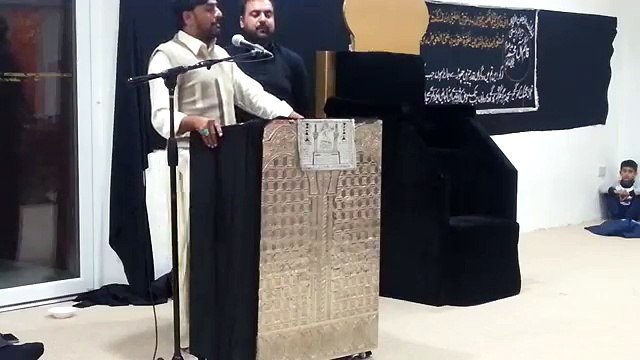 zakir syed nadeem shah 4 muharram majlis 404 manchester ashra muharram 1436H 28 10 2014