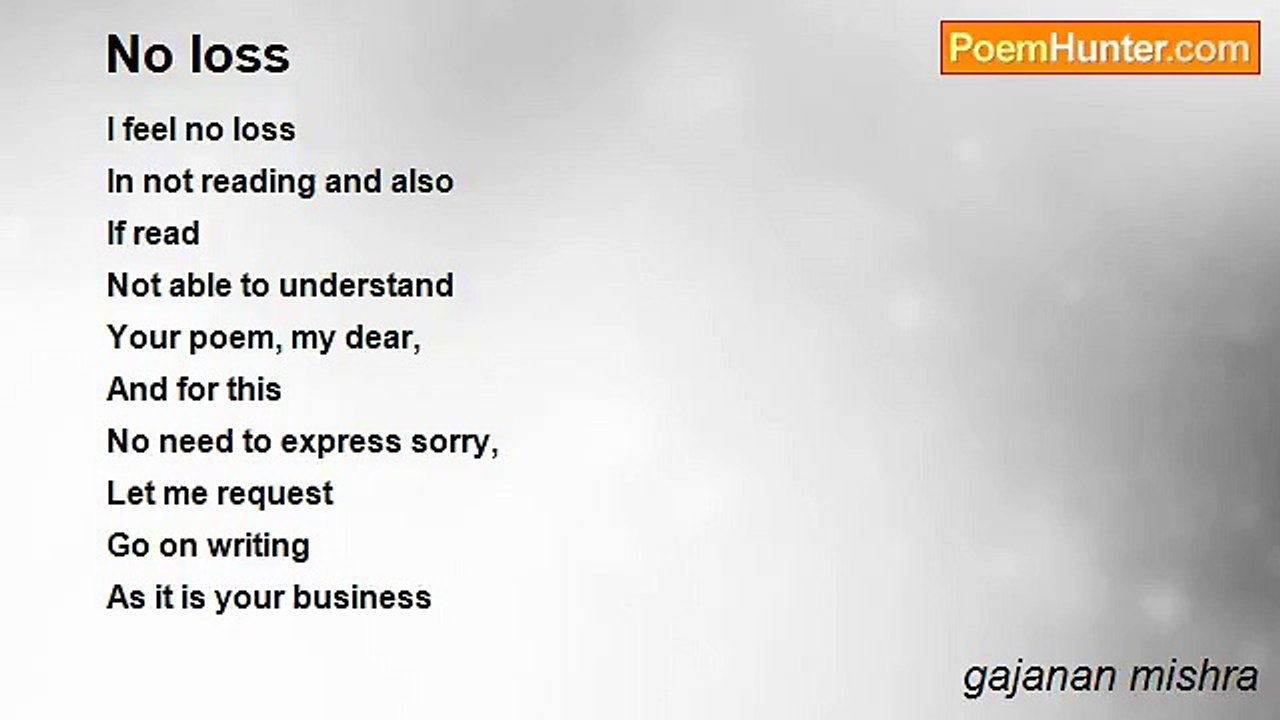 gajanan mishra - No loss