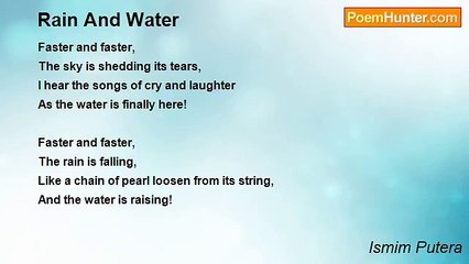 Ismim Putera - Rain And Water