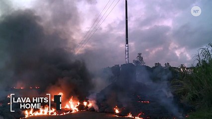 Lava From A Volcano In Hawaii Is Actually Destroying Homes