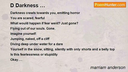 marriam anderson - D Darkness …
