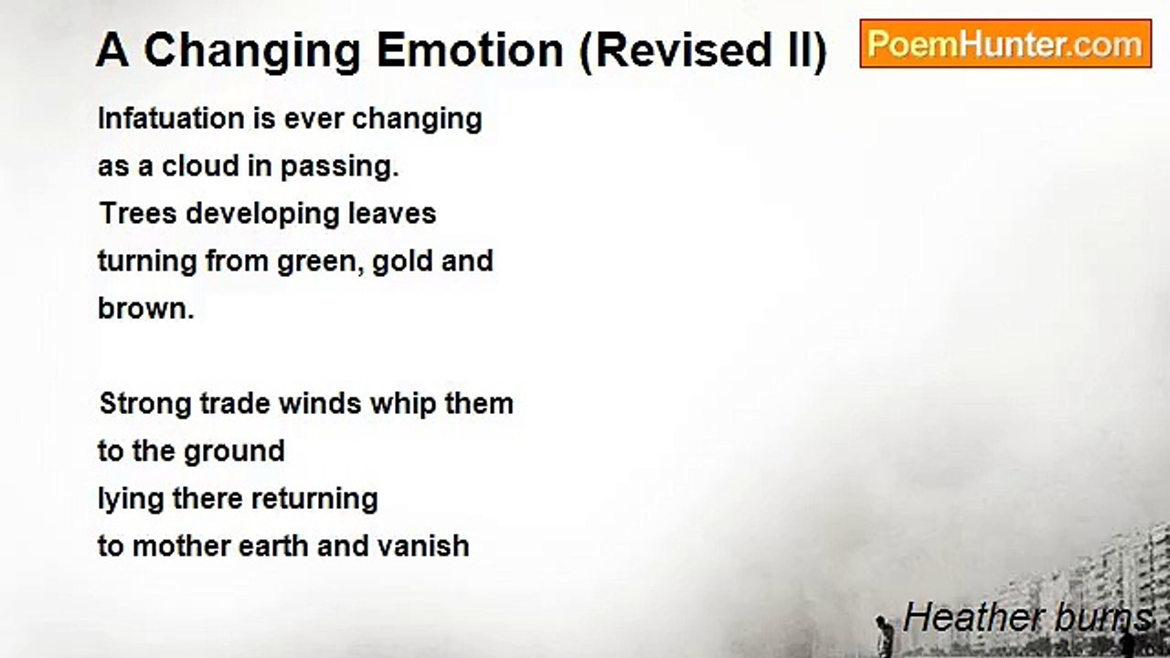 Heather Burns - A Changing Emotion (Revised II)