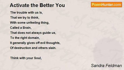 Sandra Feldman - Activate the Better You