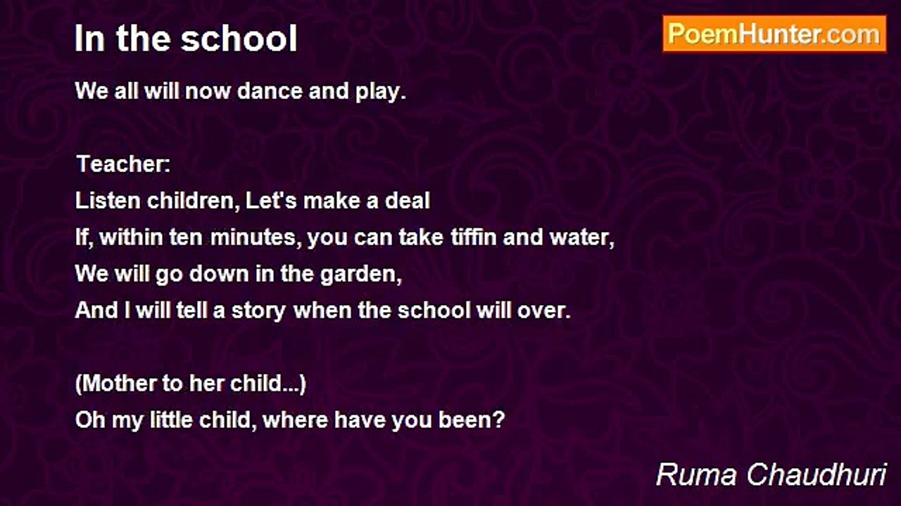 Ruma Chaudhuri - In the school