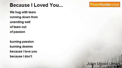 John Ugolo Umah - Because I Loved You...