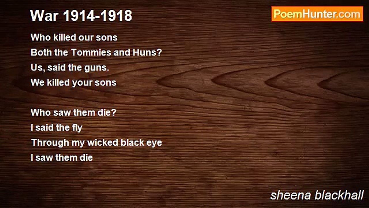 sheena blackhall - War 1914-1918