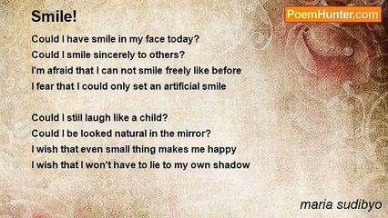 maria sudibyo - Smile!