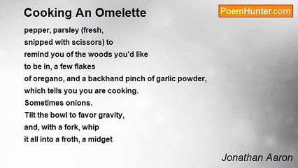 Jonathan Aaron - Cooking An Omelette