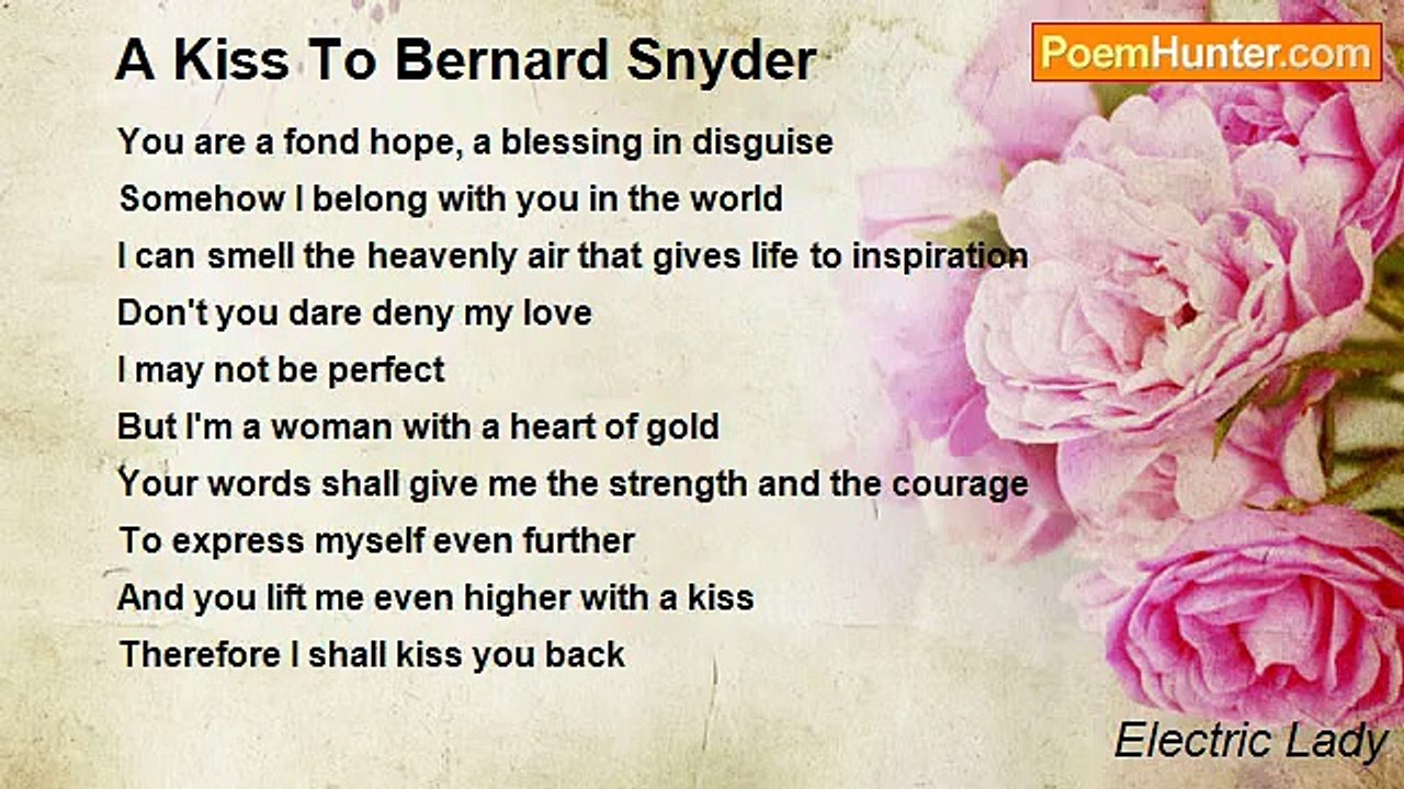 Electric Lady - A Kiss To Bernard Snyder
