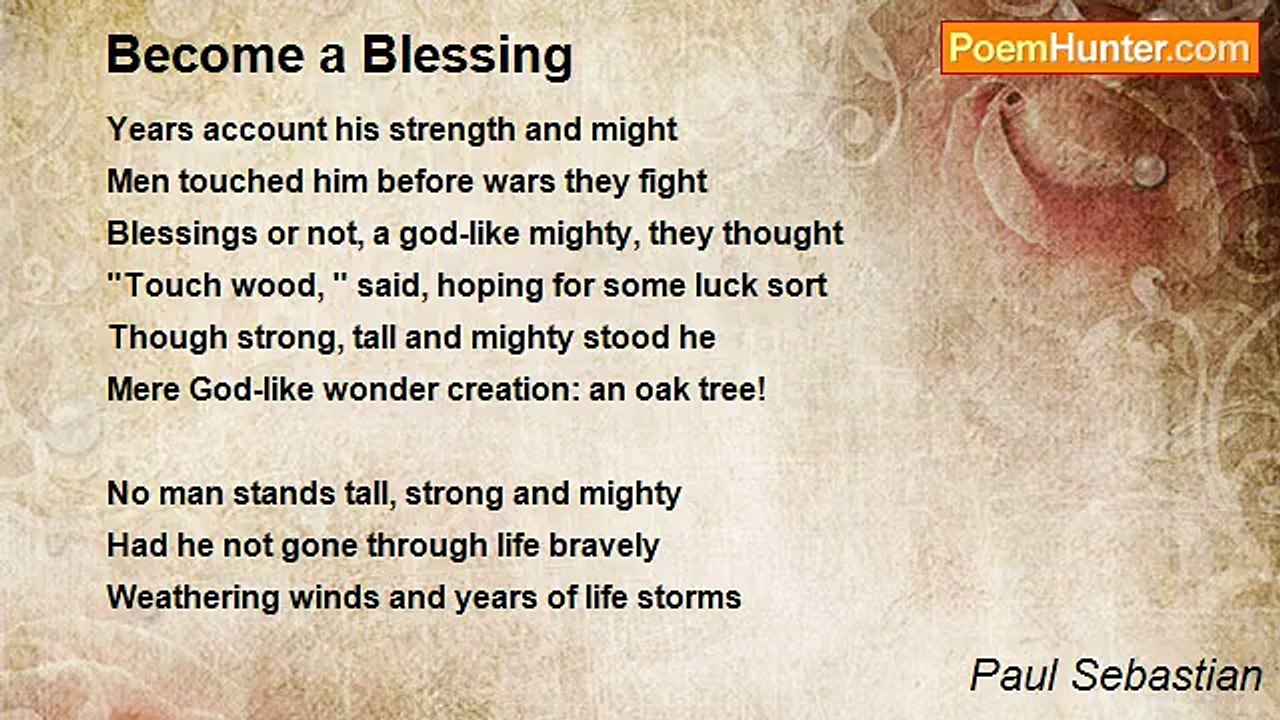Paul Sebastian - Become a Blessing