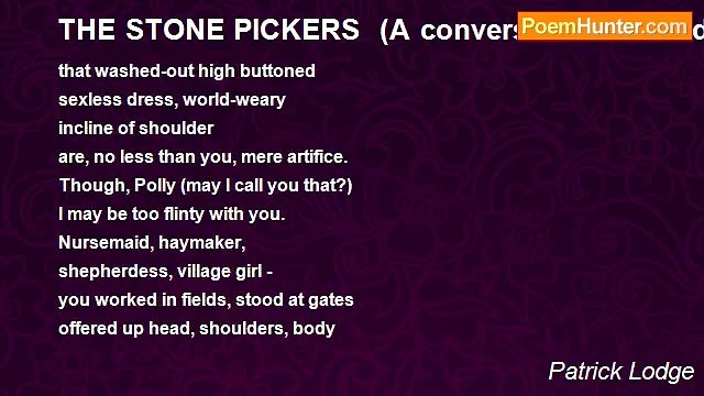Patrick Lodge - THE STONE PICKERS (A conversation with Edward Clausen's, The Stone Pickers, Laing Art Gallery, Newcastle