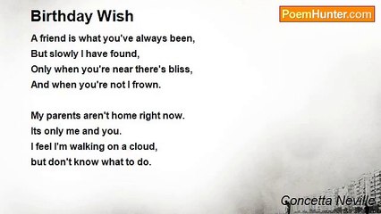 Concetta Neville - Birthday Wish