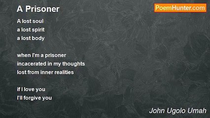 John Ugolo Umah - A Prisoner