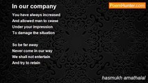 hasmukh amathalal - In our company