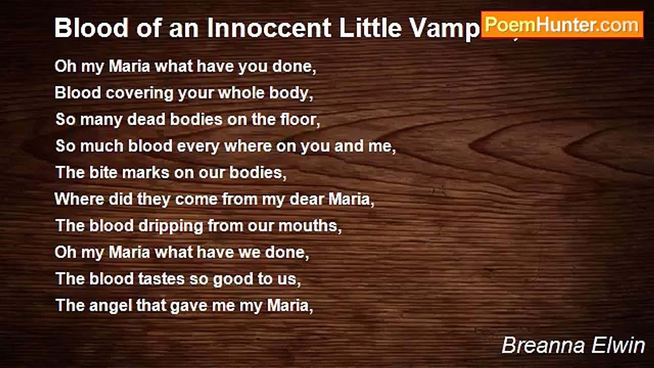 Breanna Elwin - Blood of an Innoccent Little Va...