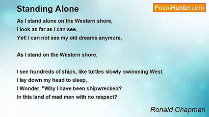 Ronald Chapman - Standing Alone