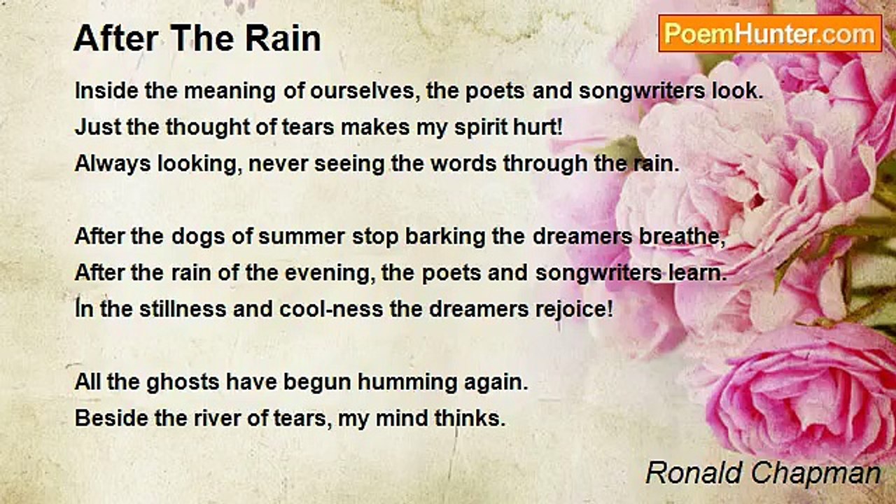 Ronald Chapman - After The Rain