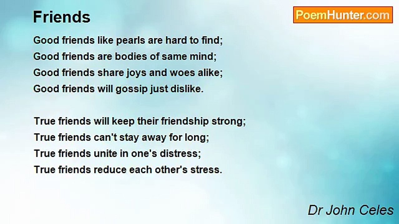 Dr John Celes - Friends