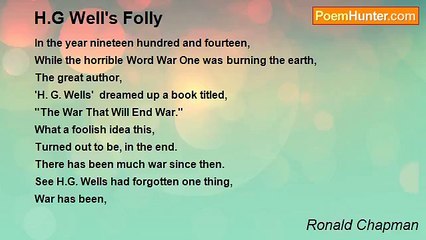 Ronald Chapman - H.G Well's Folly