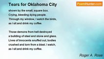 Roger A. Rose - Tears for Oklahoma City