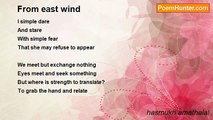 hasmukh amathalal - From east wind
