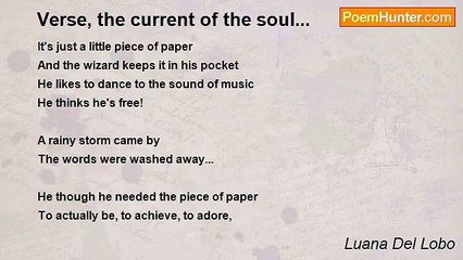 Luana Del Lobo - Verse, the current of the soul...