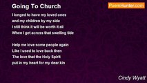 Cindy Wyatt - Going To Church