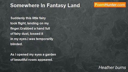 Heather Burns - Somewhere In Fantasy Land Waiting In Fantasy Land