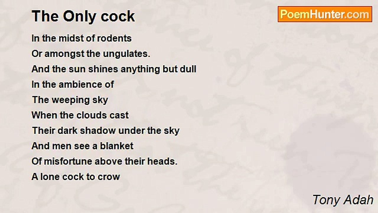 Tony Adah - The Only cock