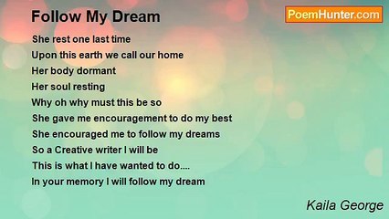 Kaila George - Follow My Dream