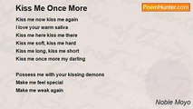 Noble Moyo - Kiss Me Once More
