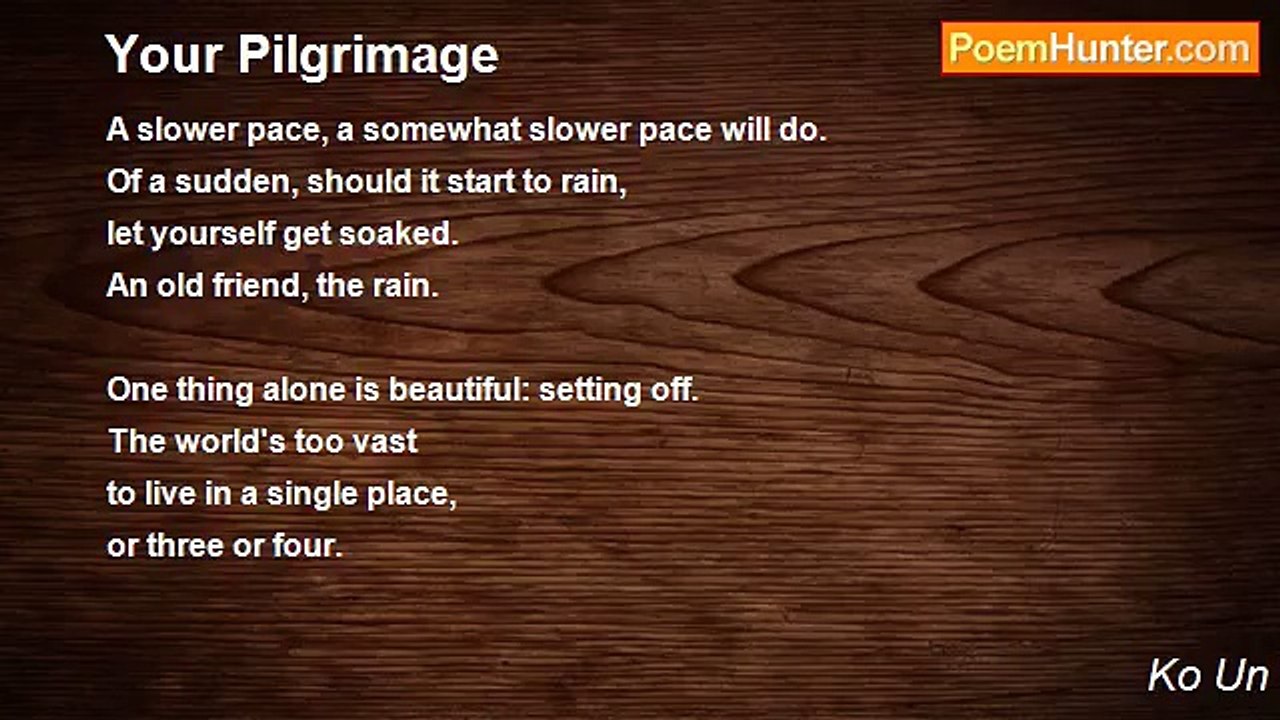 Ko Un - Your Pilgrimage